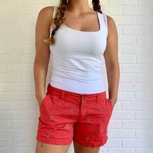 Dreamy Anchor Embroidered Shorts